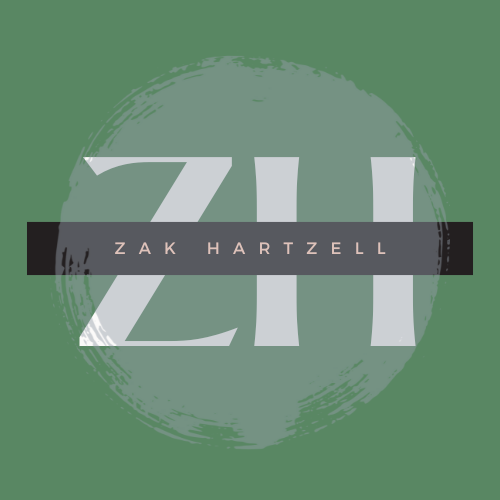 Logo for musician zak hartzell.